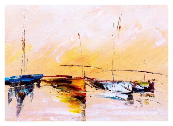 Obraz - Obraz statku (70x50 cm)