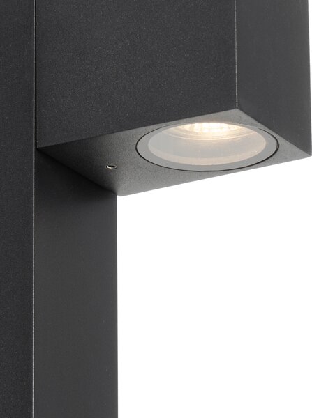 Przemysłowa stojąca lampa zewnętrzna czarna 65 cm IP44 - Baleno