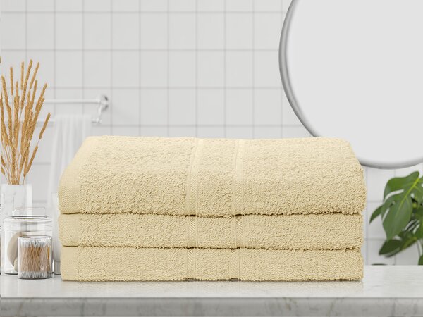 Ręcznik kąpielowy kremowy DONNA
