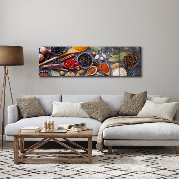 Obraz - Przyprawy (170x50 cm)