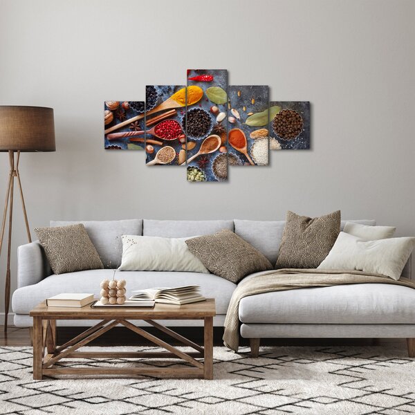 Obraz - Przyprawy (125x70 cm)