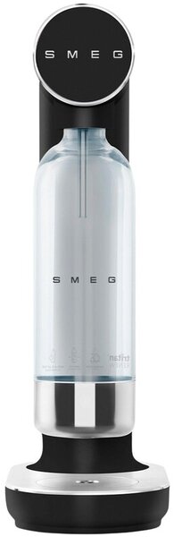 Saturator SMEG Collezione SKC01BLM Czarny + butelka