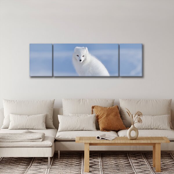 Obraz - Lis polarny (170x50 cm)