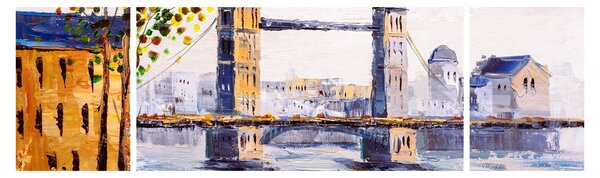 Obraz - Obraz miasta (170x50 cm)