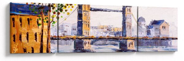 Obraz - Obraz miasta (170x50 cm)