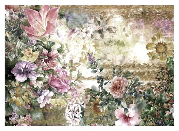 Obraz - Designerskie kwiaty (70x50 cm)