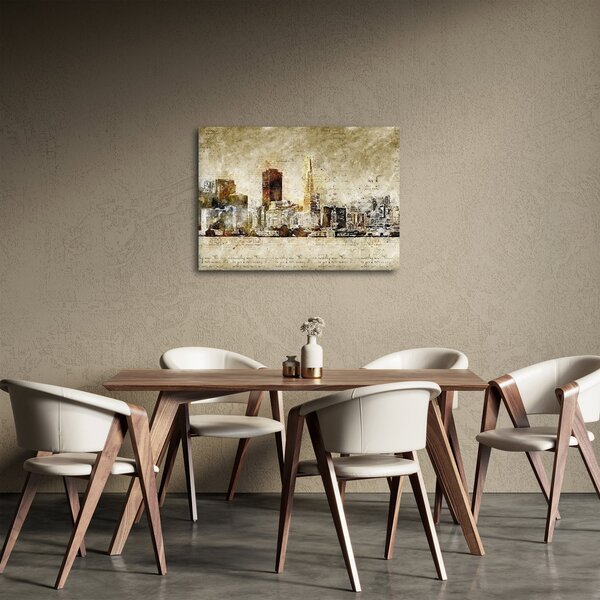 Obraz - Artystycznie ukształtowane miasto (70x50 cm)