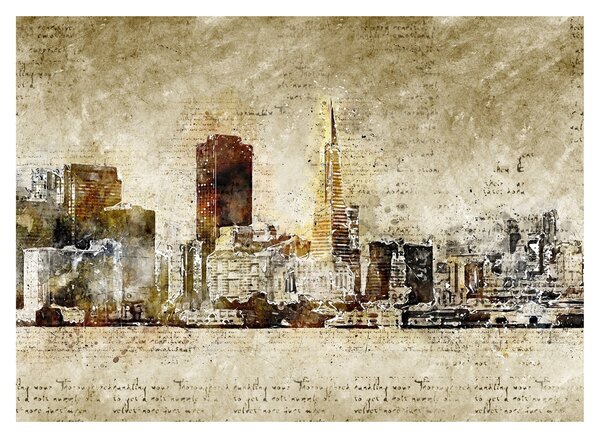 Obraz - Artystycznie ukształtowane miasto (70x50 cm)