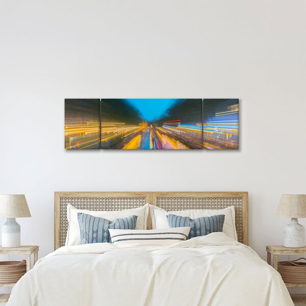 Obraz - Obraz abstrakcji (170x50 cm)