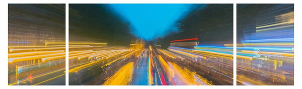Obraz - Obraz abstrakcji (170x50 cm)