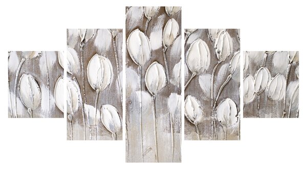 Obraz - Ułożone tulipany (125x70 cm)