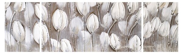 Obraz - Ułożone tulipany (170x50 cm)