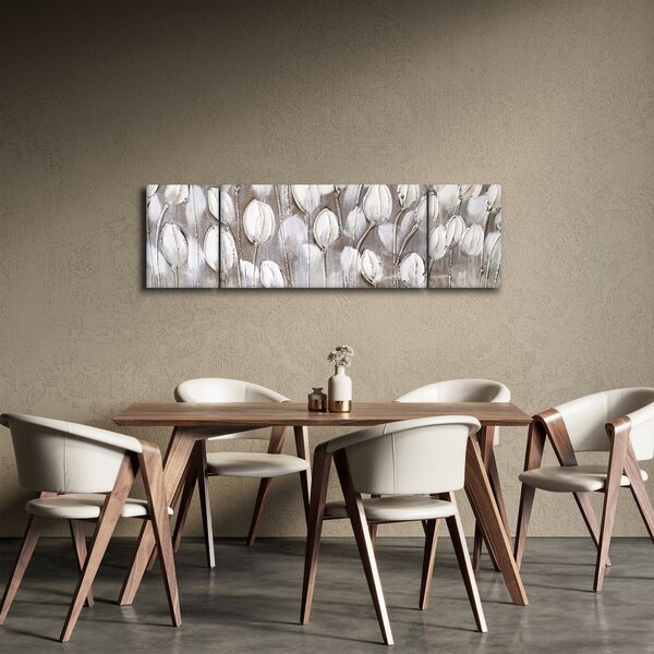Obraz - Ułożone tulipany (170x50 cm)