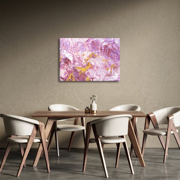 Obraz - Różwa abstrakcja (70x50 cm)