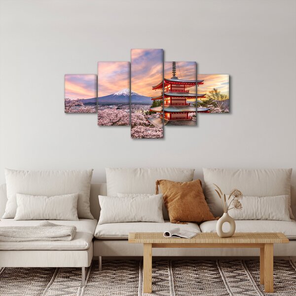Obraz - Fudżi, Japonia (125x70 cm)