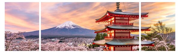 Obraz - Fudżi, Japonia (170x50 cm)