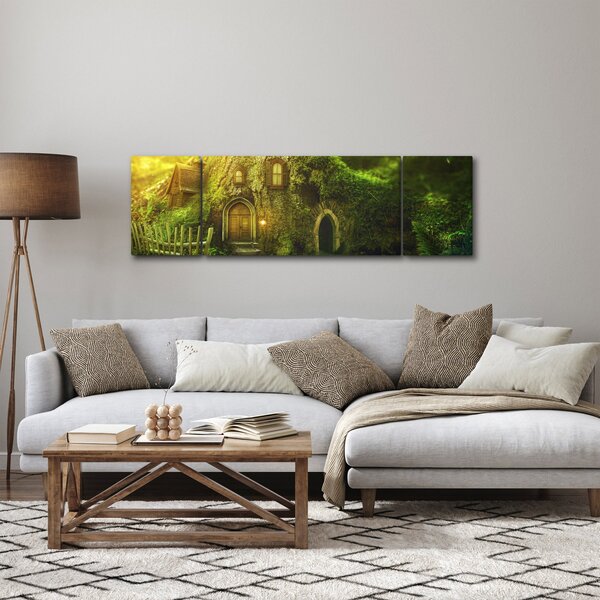 Obraz - Bajkowy las (170x50 cm)
