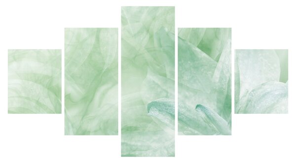 Obraz - Zielony kwiat (125x70 cm)