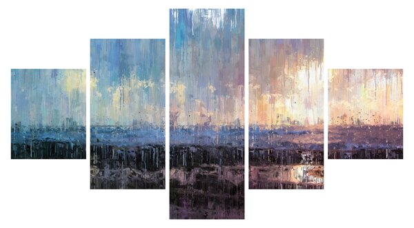Obraz - Abstrakcja (125x70 cm)