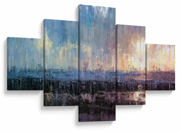 Obraz - Abstrakcja (125x70 cm)