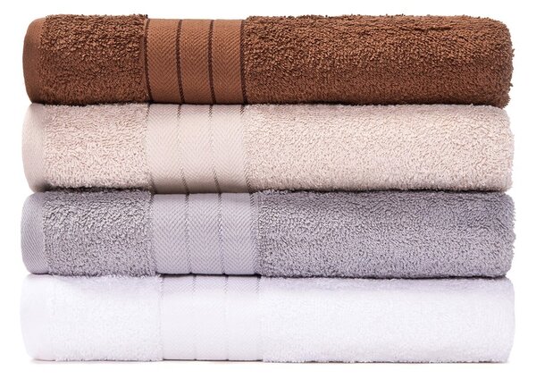 Zestaw 4 bawełnianych ręczników Le Bonom Como, 50x100 cm