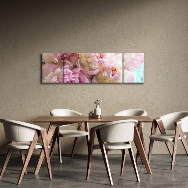 Obraz - Piwonie (170x50 cm)