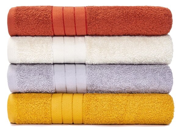 Zestaw 4 bawełnianych ręczników Le Bonom Roma, 50x100 cm