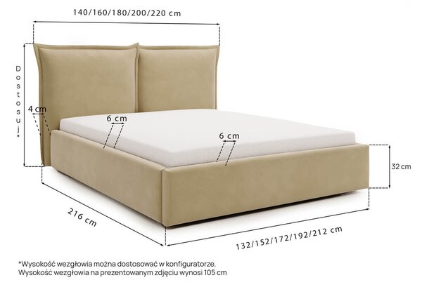 Łóżko Pillow