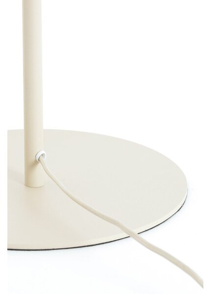 Kremowa lampa stojąca z tekstylnym kloszem (wysokość 165 cm) Solune – Light & Living
