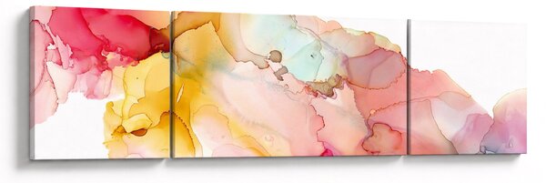 Obraz - Atramentowa abstrakcja (170x50 cm)