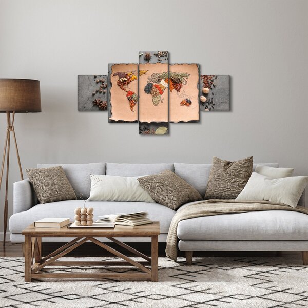 Obraz - Przyprawy świata (125x70 cm)