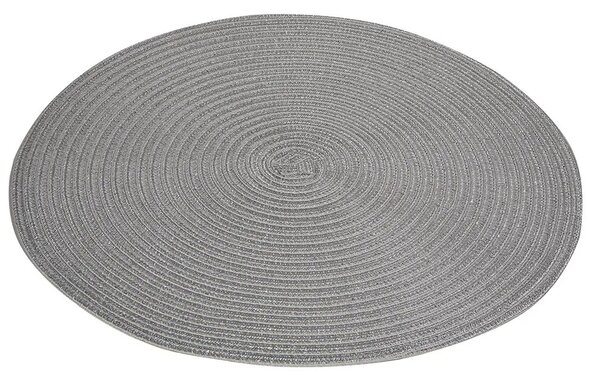 Altom Podkładka Straw srebrny, śr. 38 cm, zestaw 4 szt