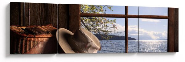 Obraz - Rybackie wyposażenie (170x50 cm)