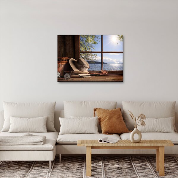 Obraz - Rybackie wyposażenie (70x50 cm)