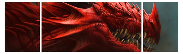 Obraz - Smok (170x50 cm)