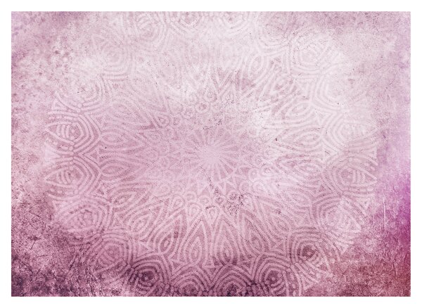 Obraz - Mandala na różowej ścianie (70x50 cm)