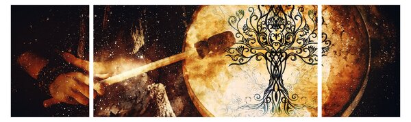 Obraz - Tajemnicze drzewo życia (170x50 cm)