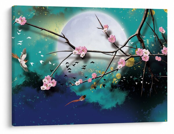 Obraz - Drzewo, grafika (70x50 cm)