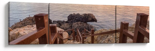 Obraz - Zejście ku morzu (170x50 cm)