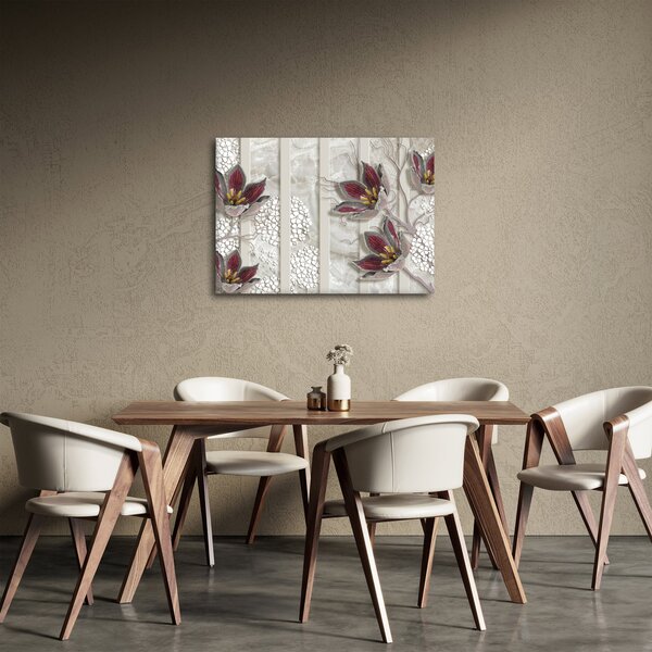 Obraz - Kwiaty dekoracyjne (70x50 cm)