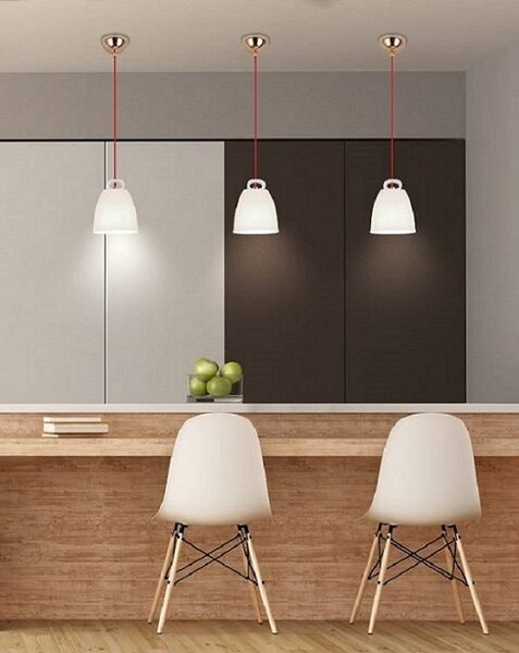 Biała lampa do nowoczesnych wnętrz - V012 H0-L25