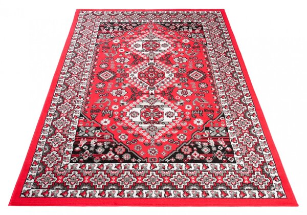Czerwony dywan boho R9-N74