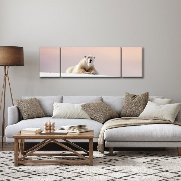 Obraz - Niedźwiedź polarny (170x50 cm)