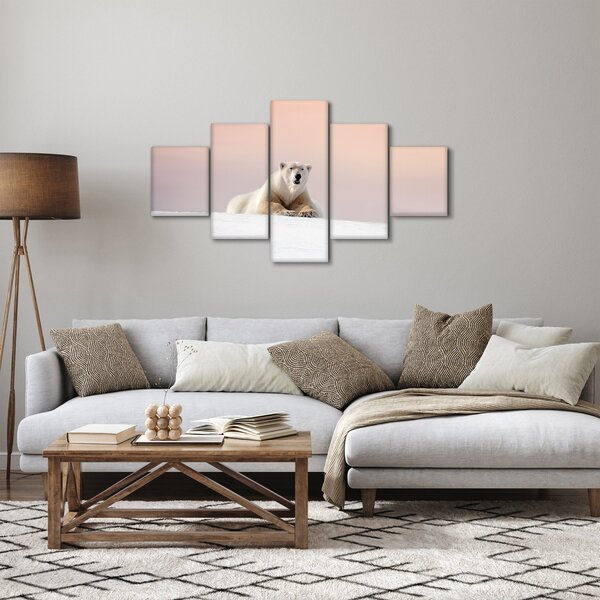 Obraz - Niedźwiedź polarny (125x70 cm)