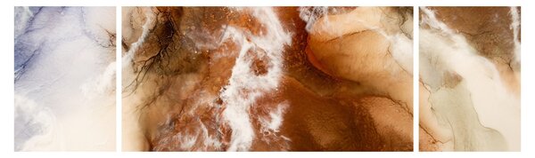 Obraz - Marmurowa abstrakcja (170x50 cm)