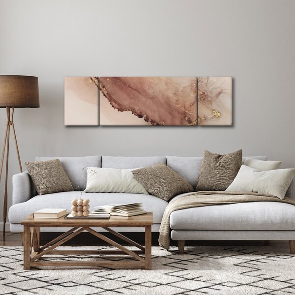 Obraz - Złoty brokat (170x50 cm)