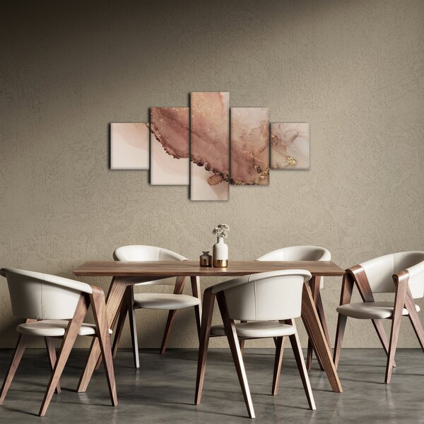 Obraz - Złoty brokat (125x70 cm)