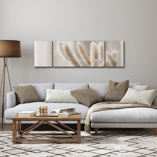 Obraz - Zajęcze ogonki (170x50 cm)