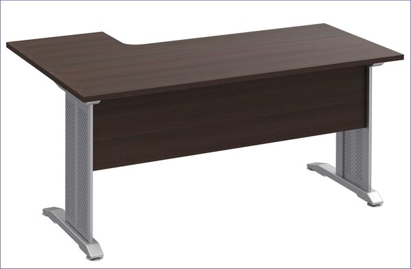 Nowoczesne Lewostronne Biurko Narożne Wenge S3-H06