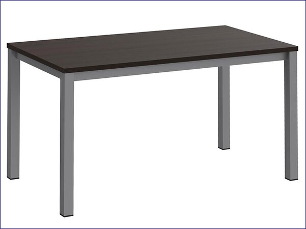Minimalistyczne Biurko Z Metalowymi Nogami Wenge D7-F17